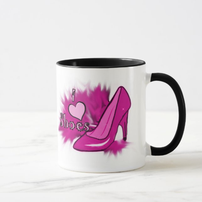 Mug J'aime des chaussures (Droite)