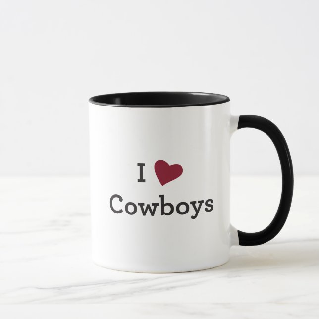 Mug J'aime des cowboys (Droite)