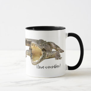 Mug J'aime des crocodiles !