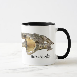 Mug J'aime des crocodiles !