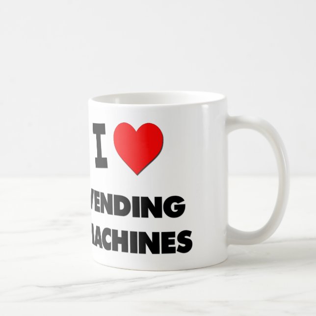 Mug J'aime des distributeurs automatiques (Droite)