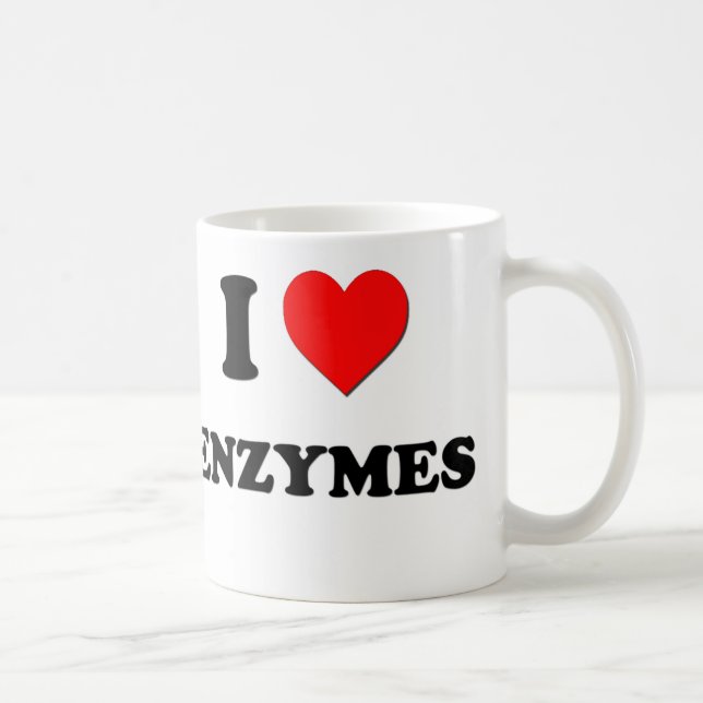 Mug J'aime des enzymes (Droite)