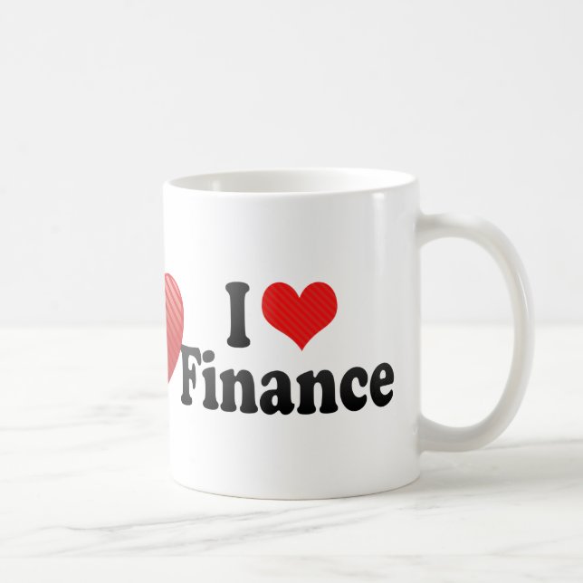 Mug J'aime des finances (Droite)