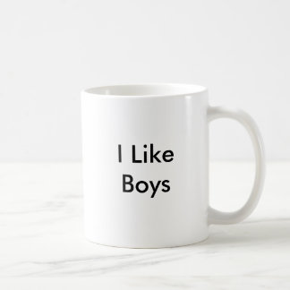 Mug J'aime des garçons, avec d'autres garçons