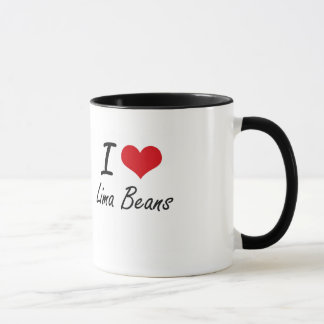 Mug J'aime des haricots de lima