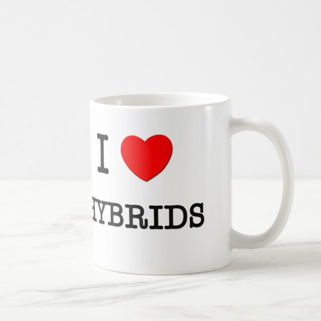 Mug J'aime des hybrides (Droite)