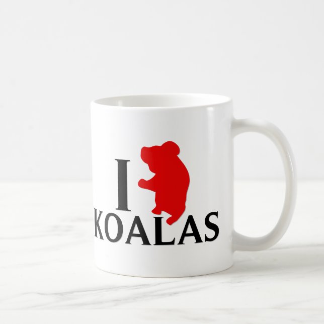Mug J'aime des koala (Droite)