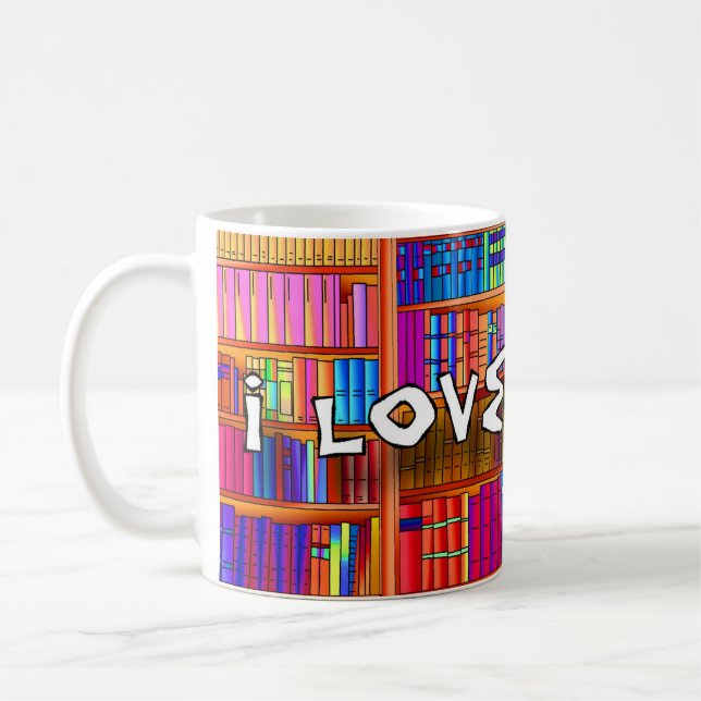 Mug J'aime des livres (Gauche)