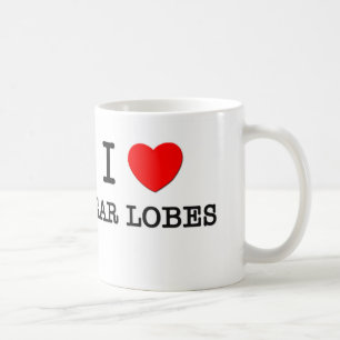 Mug J'aime des lobes d'oreille