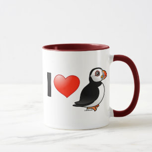 Mug J'aime des macareux
