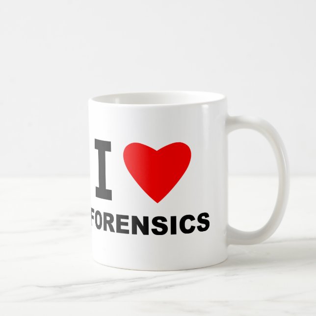 Mug J'aime des médecines légales (Droite)