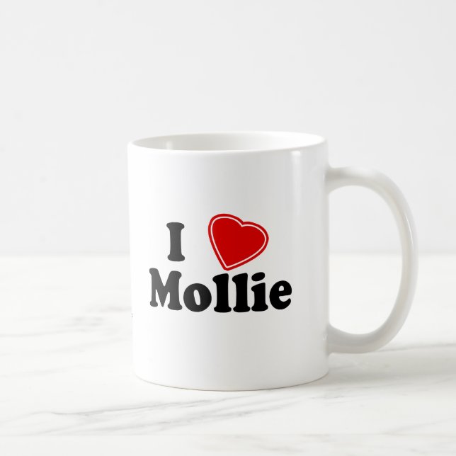 Mug J'aime des Mollie (Droite)