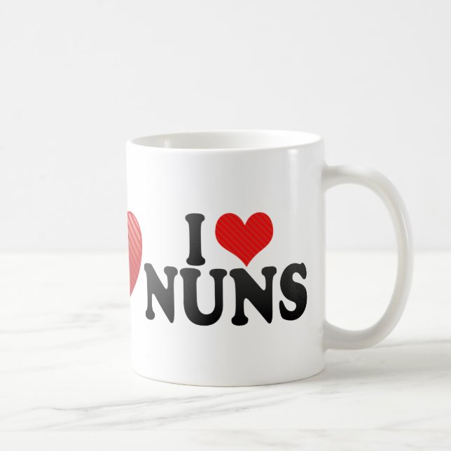 Mug J'aime des NONNES (Droite)
