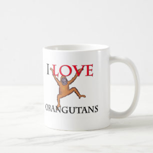 Mug J'aime des orangs-outans