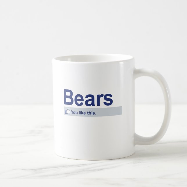 Mug J'aime des ours (Droite)