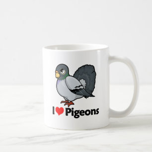Mug J'aime des pigeons