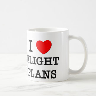 Mug J'aime des plans de vol