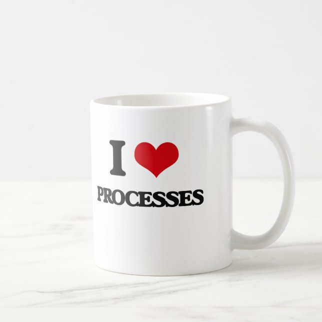 Mug J'aime des processus (Droite)