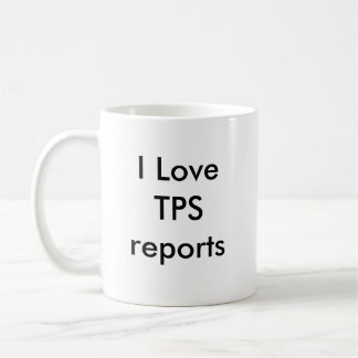 Mug J'aime des rapports de TPS