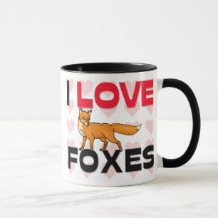 Mug J'aime des renards