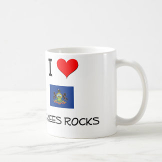 Mug J'aime des roches Pennsylvanie de Mckees