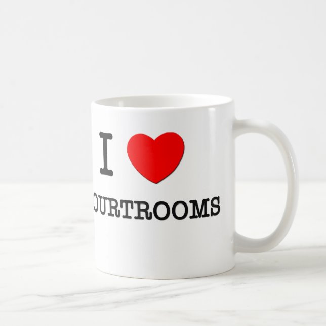 Mug J'aime des salles d'audience (Droite)