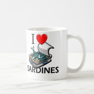 Mug J'aime des sardines