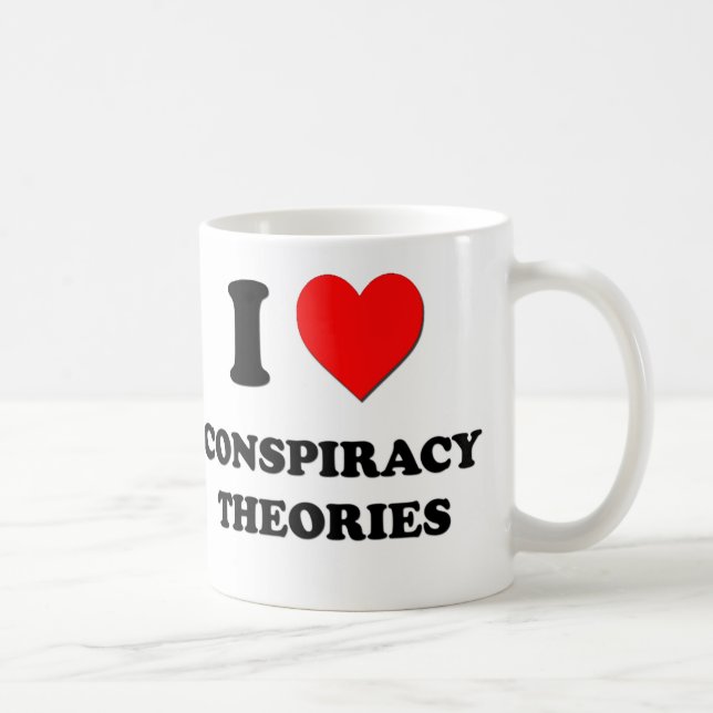 Mug J'aime des théories de conspiration (Droite)