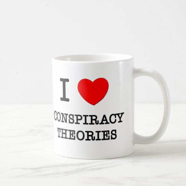 Mug J'aime des théories de conspiration (Droite)