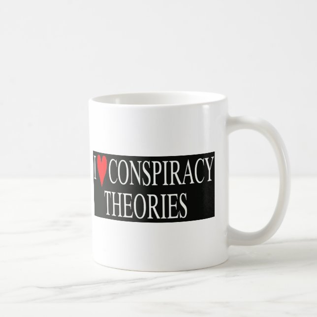 Mug J'aime des théories de conspiration (Droite)