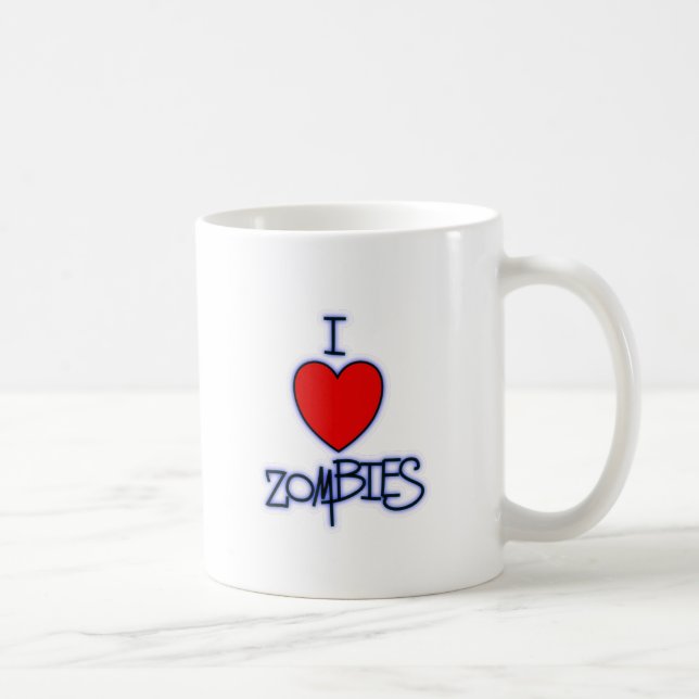 Mug J'aime des zombis ! (Droite)