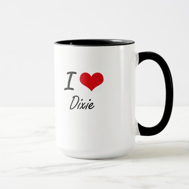 Mug J'aime Dixie (Droite)