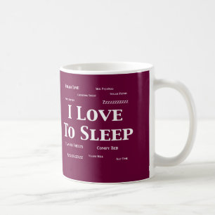 Mug J'aime dormir des cadeaux