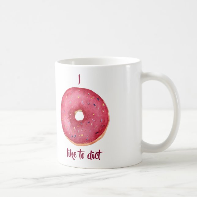 Mug J'Aime Doughnut Diet (Droite)