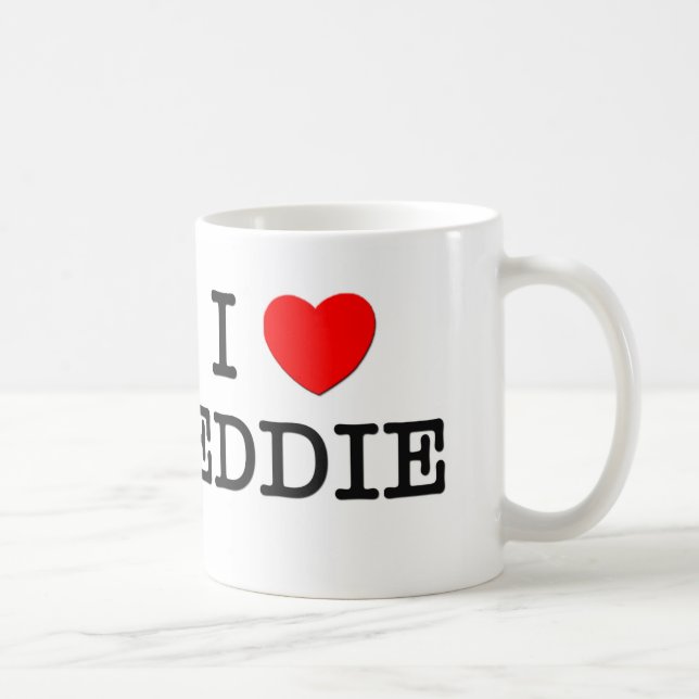 Mug J'aime Eddie (Droite)