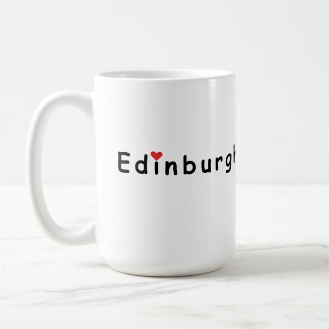 Mug J'aime Édimbourg (Gauche)