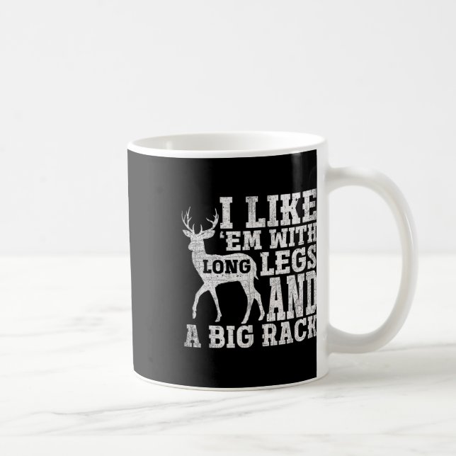 Mug J'Aime Em Avec De Longues Jambes Et Un Grand Cerf  (Droite)