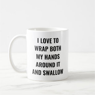 Mug J'Aime Enrouler Les Deux Mains Autour De Moi Et Av