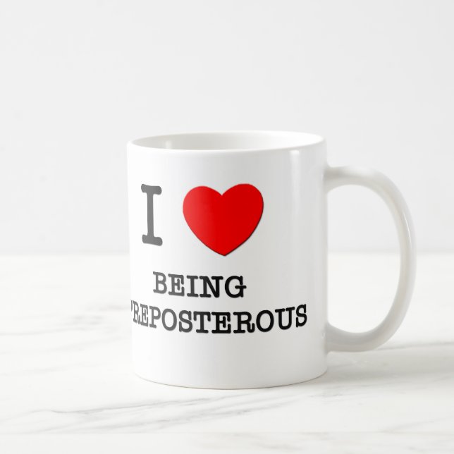 Mug J'aime être absurde (Droite)