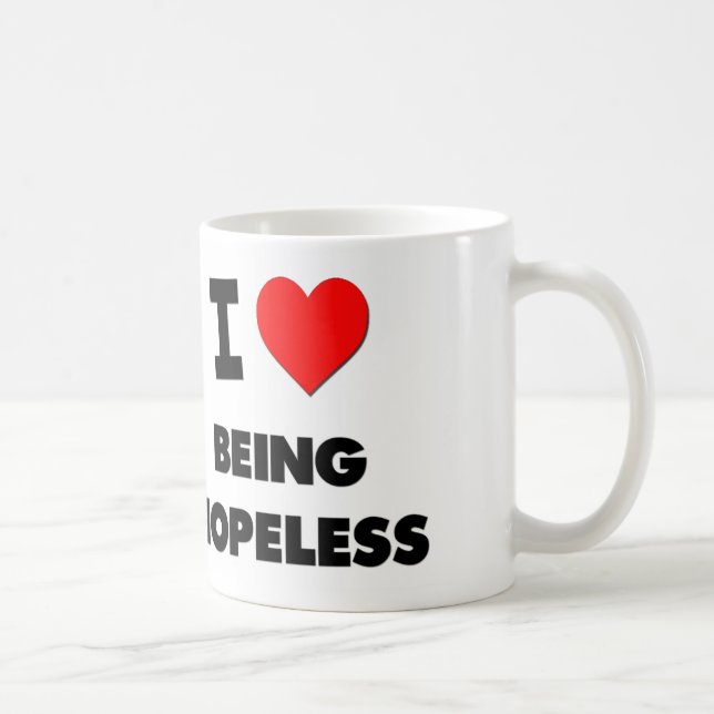 Mug J'aime être désespéré (Droite)