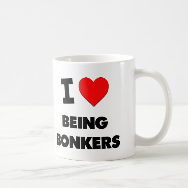 Mug J'aime être fou (Droite)