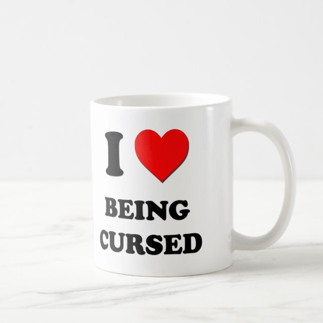 Mug J'aime être maudit (Droite)