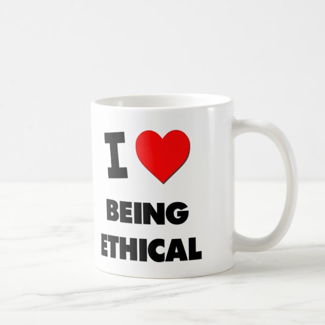 Mug J'aime être moral (Droite)