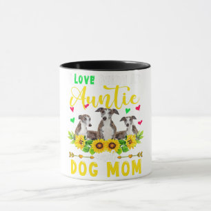 Mug J'Aime Être Une Tante Chien Mom Whippet Lover