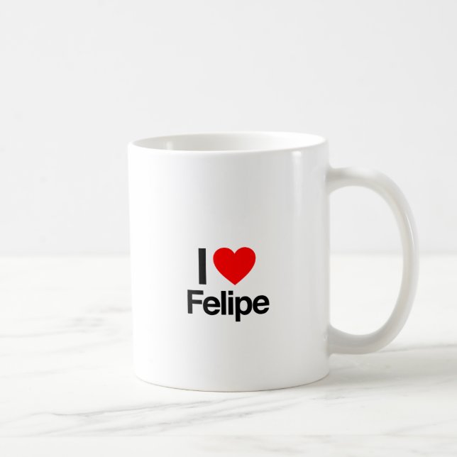 Mug j'aime felipe (Droite)