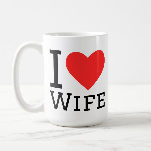Mug J'aime femme (Gauche)