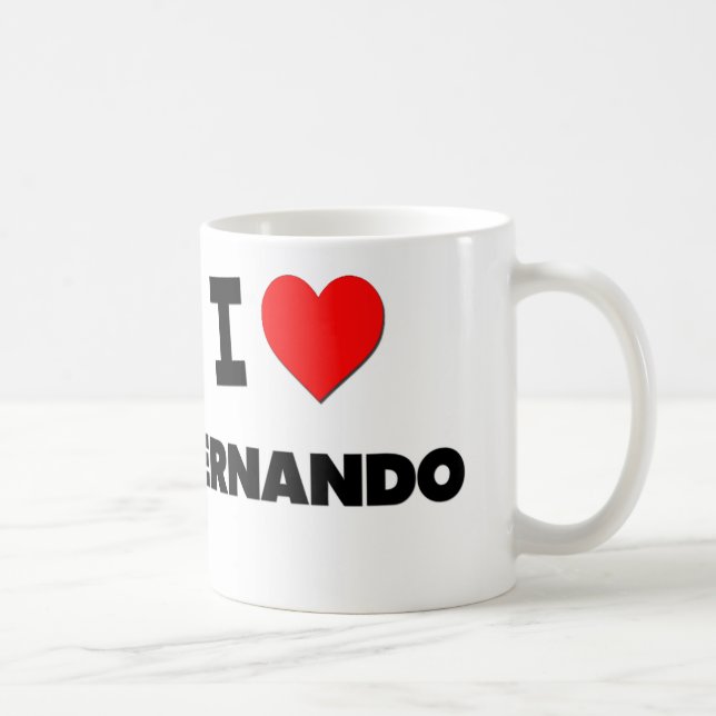 Mug J'aime Fernando (Droite)