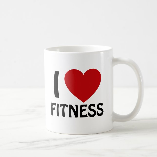 Mug J'aime Fitness (Droite)