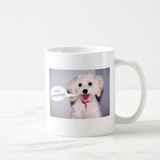 Mug J'aime freewriting - customisé (Droite)