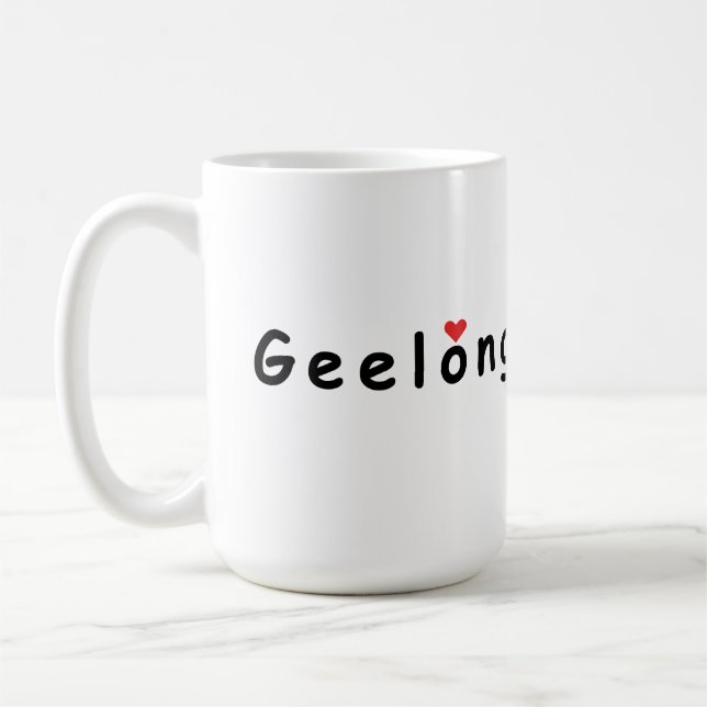 Mug J'aime Geelong Australie (Gauche)